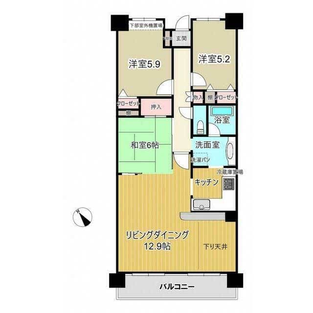シャルマンコーポ三島A棟 203